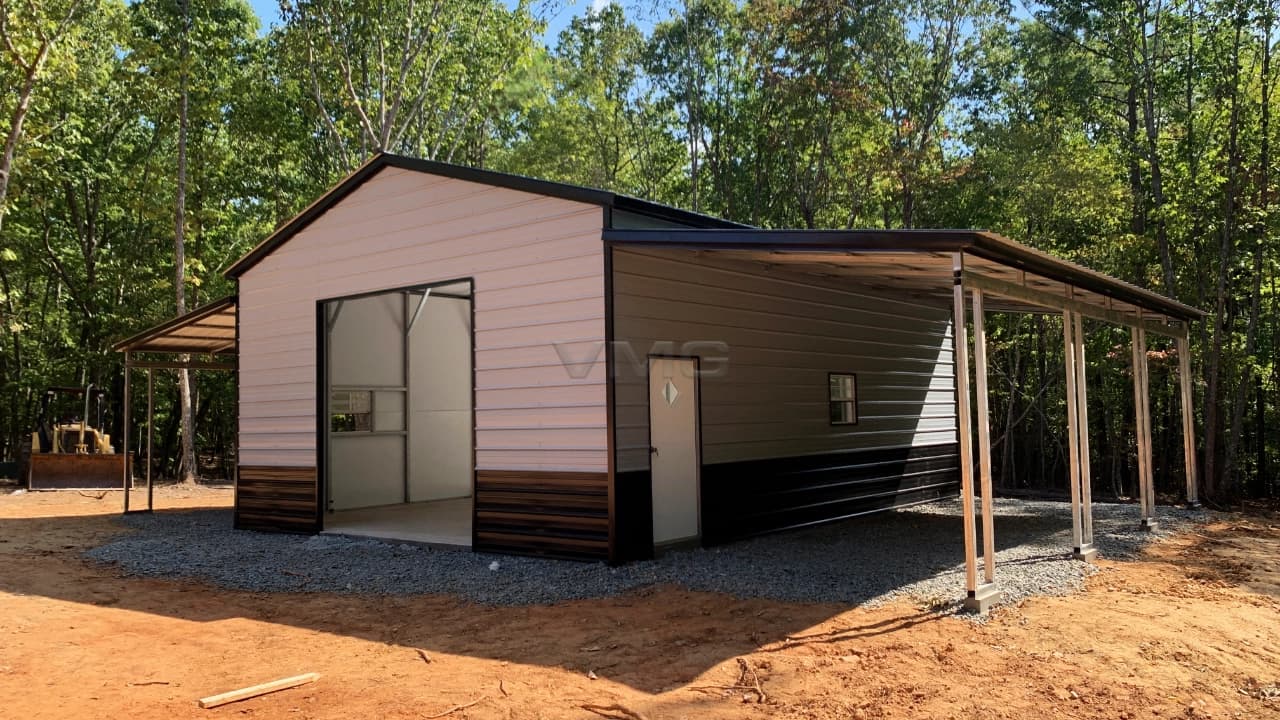 48x30x12 Drop Down Metal Barn