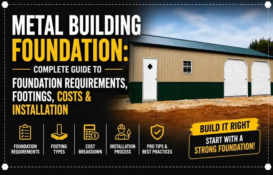 Metal Building Foundation: Complete Guide to Foundation Requirements, Footings, Costs & Installation