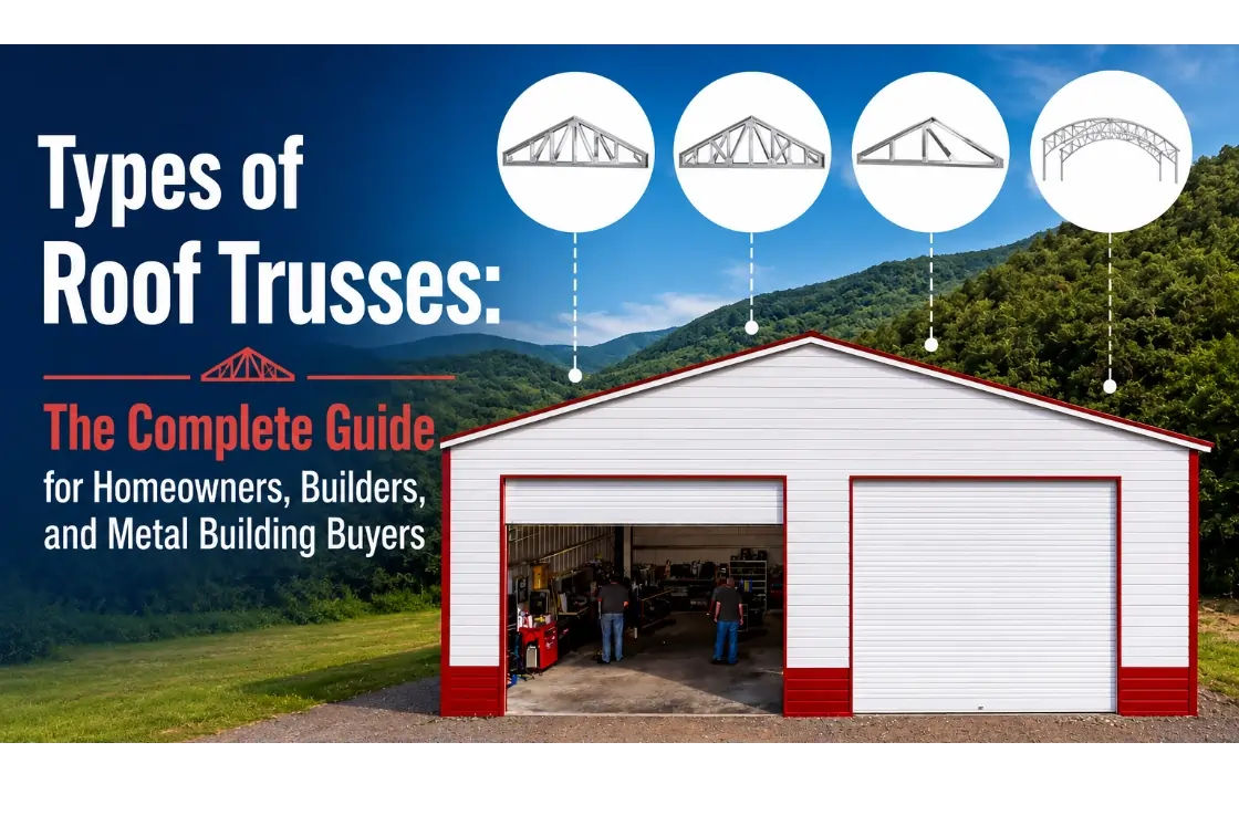 Types of Roof Trusses: The Complete Guide for Homeowners, Builders, and Metal Building Buyers