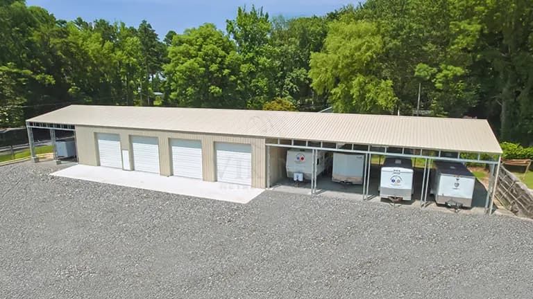 40x153x14 Multi-Bay Storage Garage