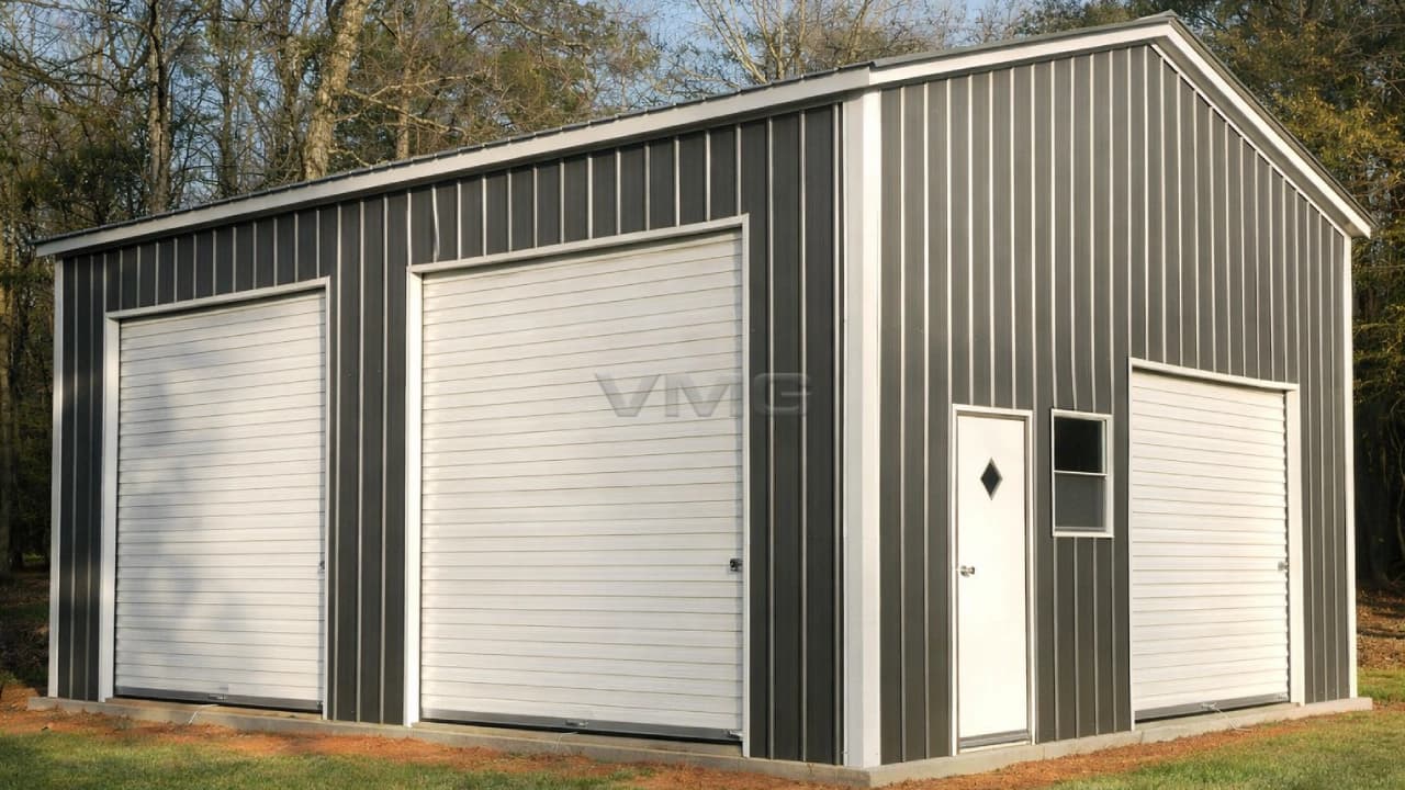 22’X30’X12′ Enclosed All Vertical Side Entry Garage