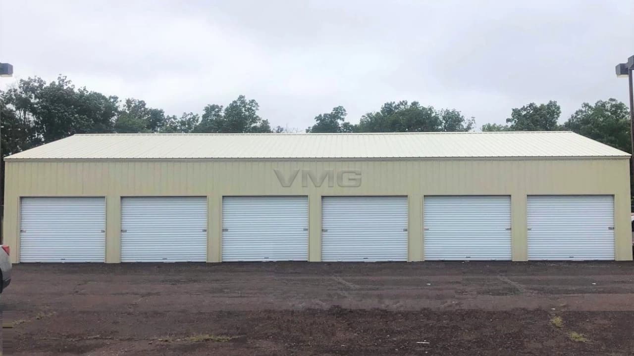 40x72x12 Commercial Metal Garage Workshop