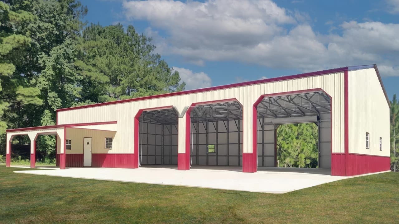 48’x76’x16′ Clear Span Building