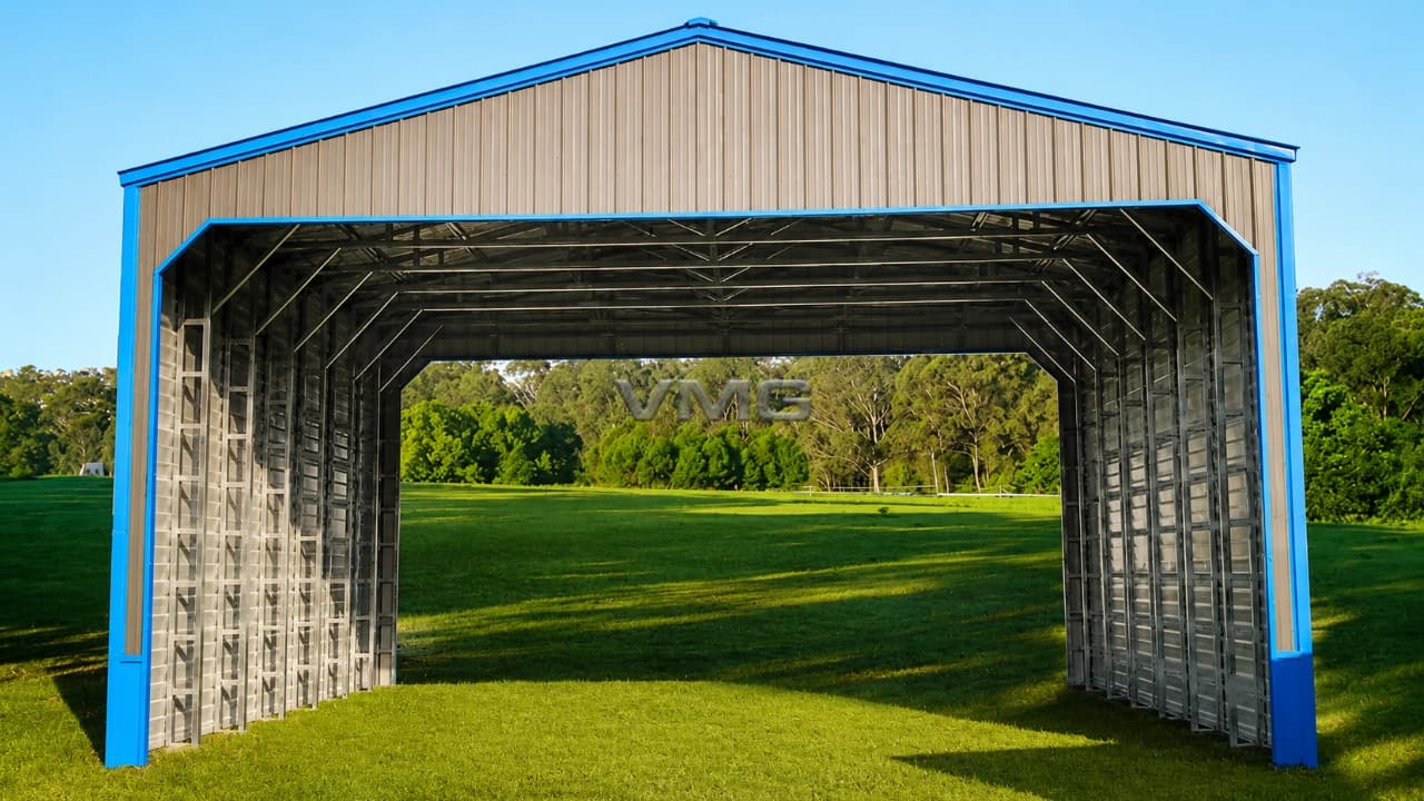 32x28x16 Vertical Roof Metal Carport