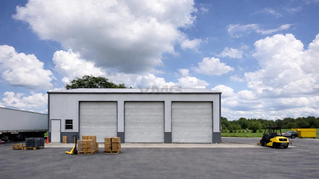 50x52x14 Side Entry Commercial Garage