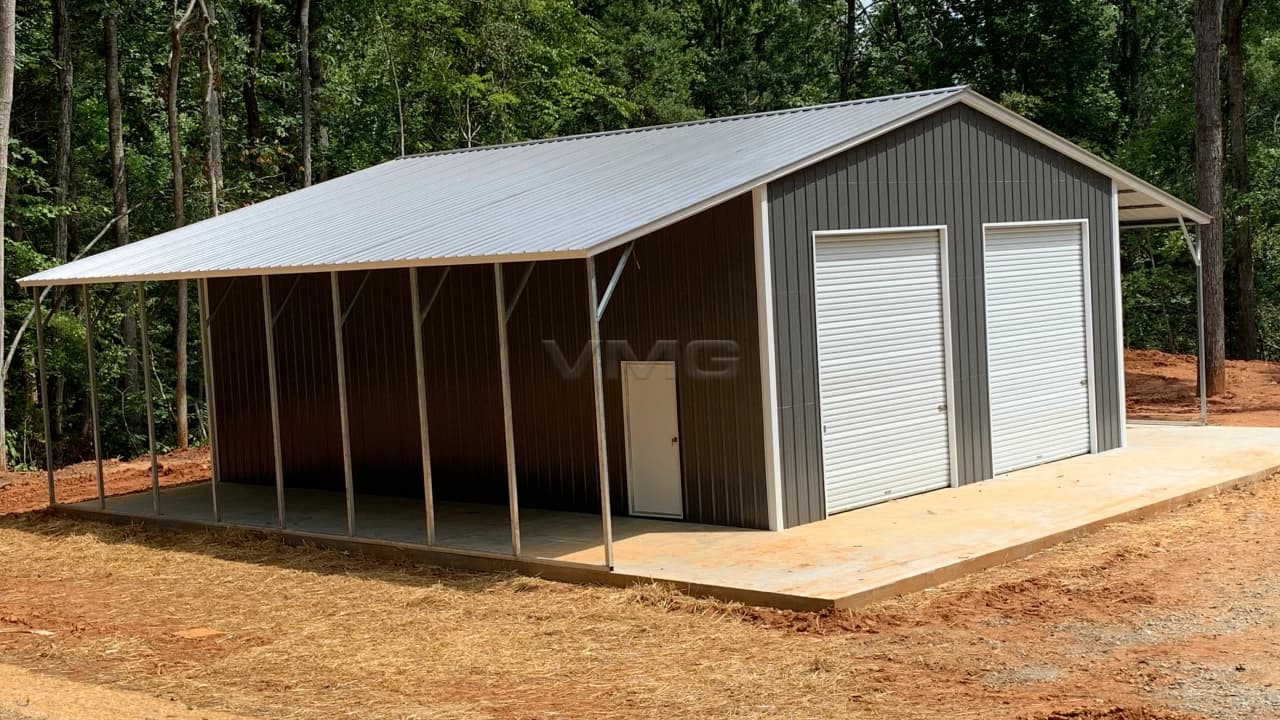 54x40x14 Continuous Roof Barn