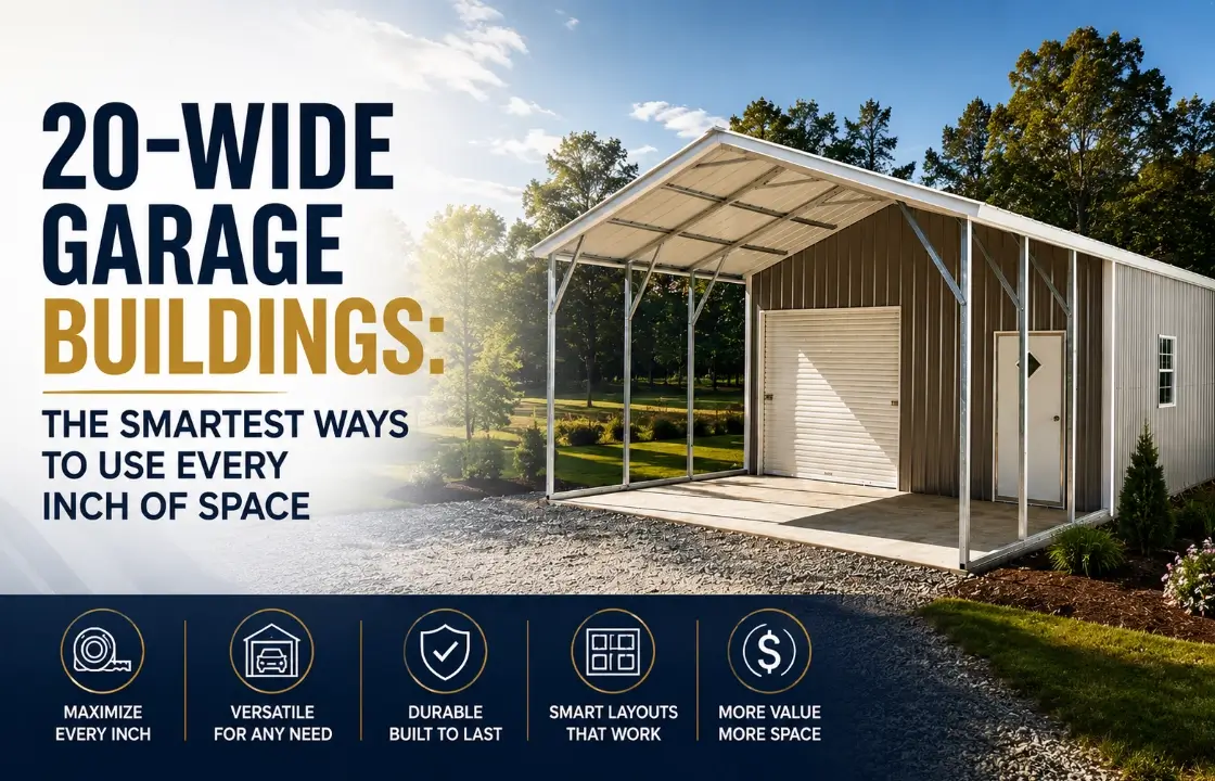 20-Wide Garage Buildings: The Smartest Ways to Use Every Inch of Space