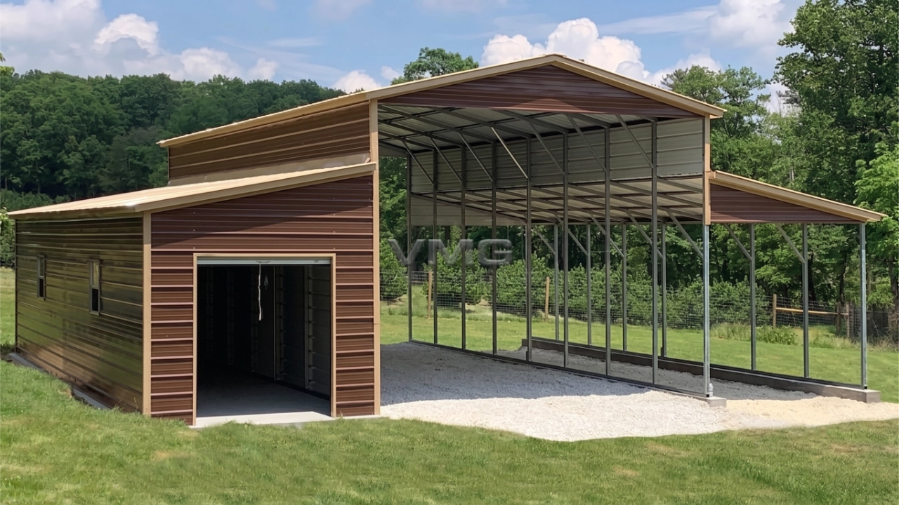 38x40x14 Steel Pole Barn