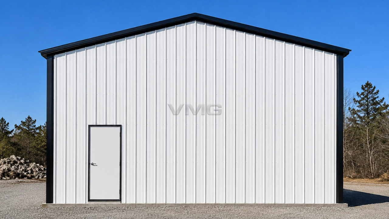 24x40x12 All Weather Garage Side View Ai