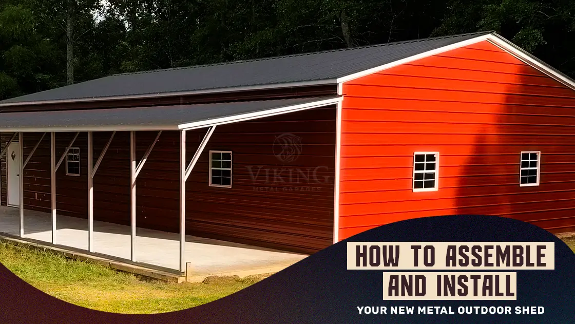 How To Assemble And Install Your New Metal Outdoor Shed