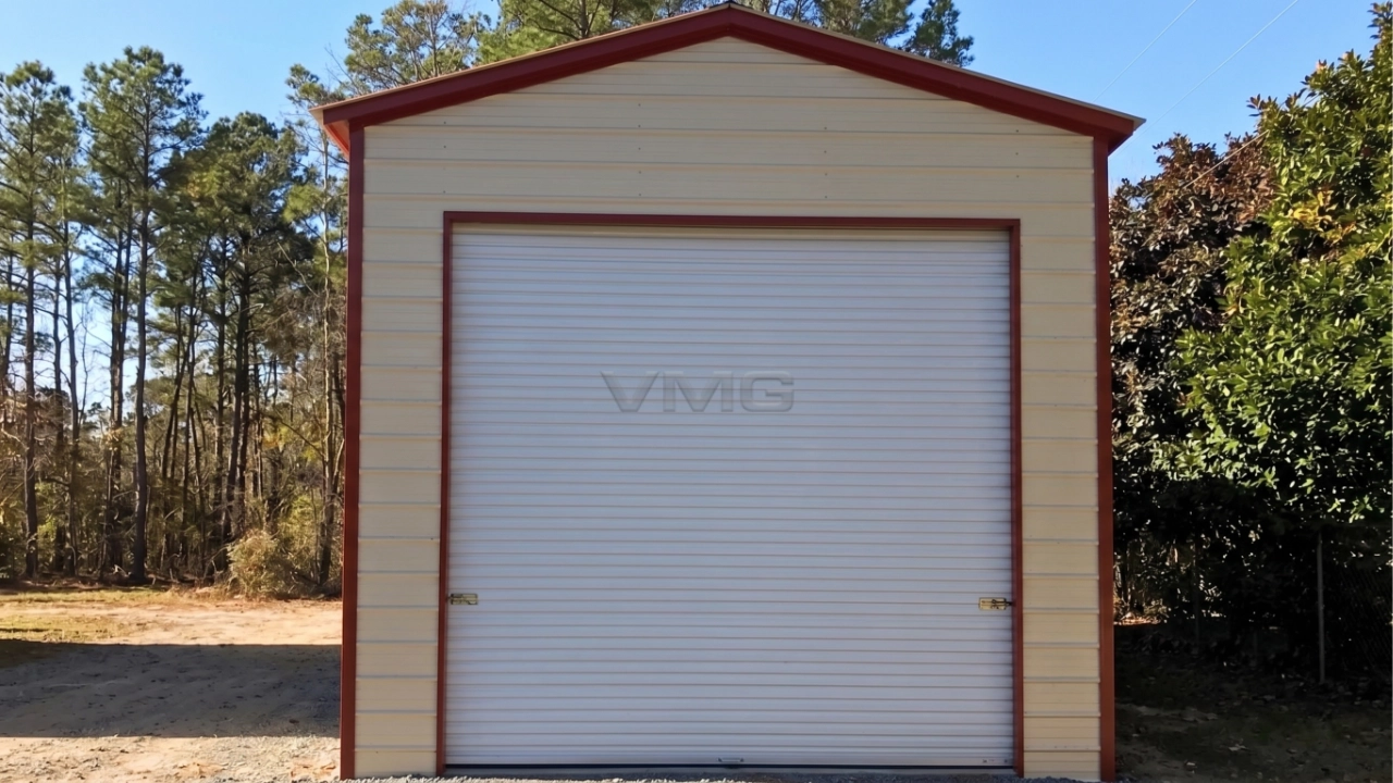 14x40x14 Vertical Roof Steel Rv Garage Ai