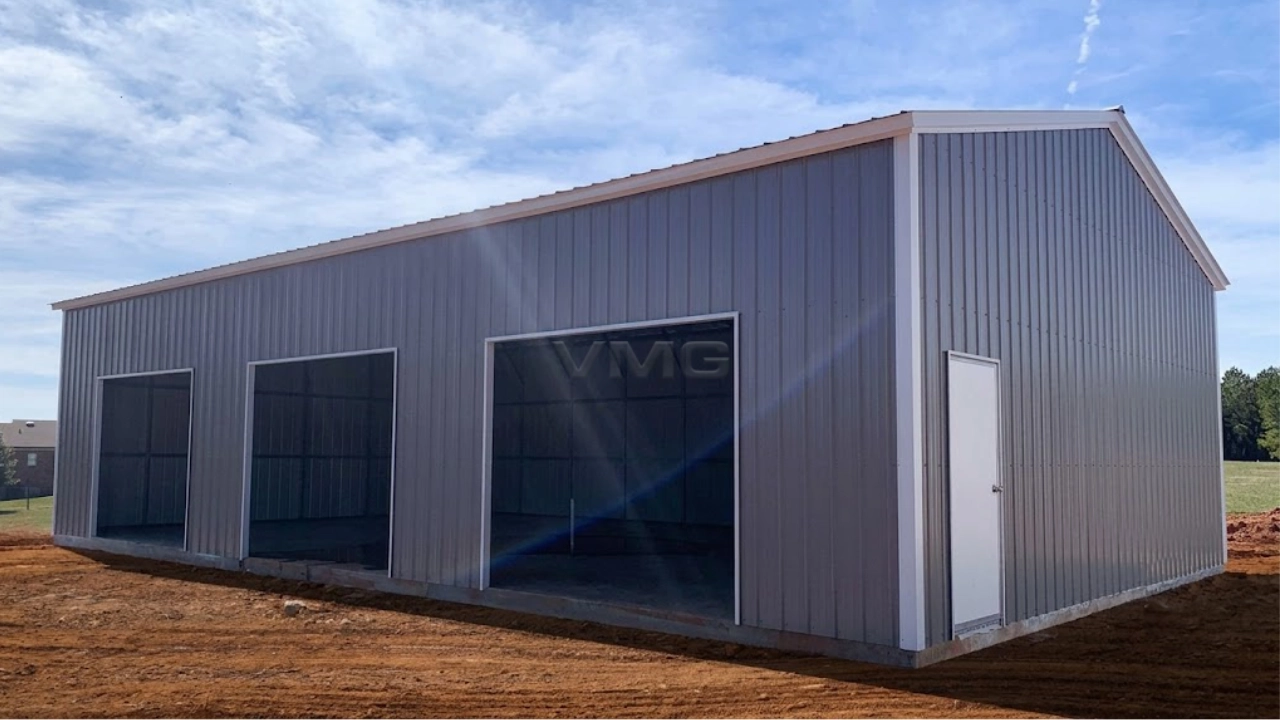 30x50x12 Side Entry Steel Garage