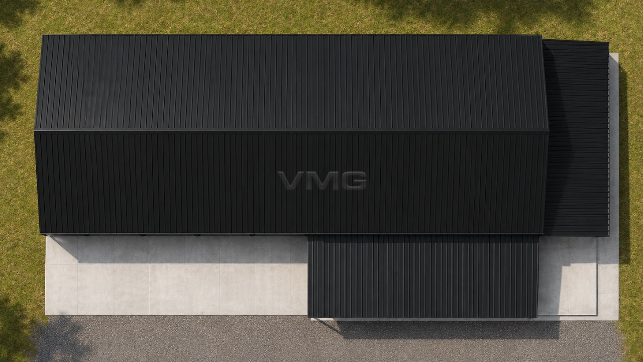 30x70x12 Commercial Building Top View Ai