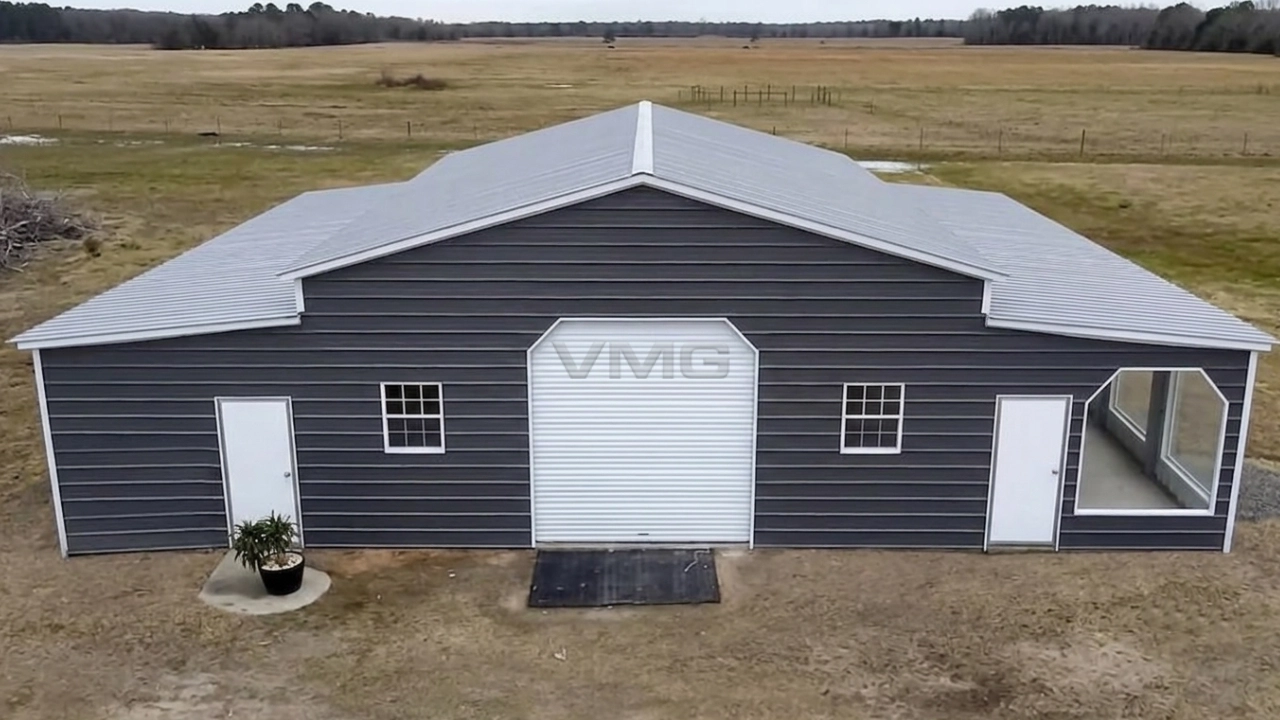 54x45x12 Steel Barn Front Top Ai