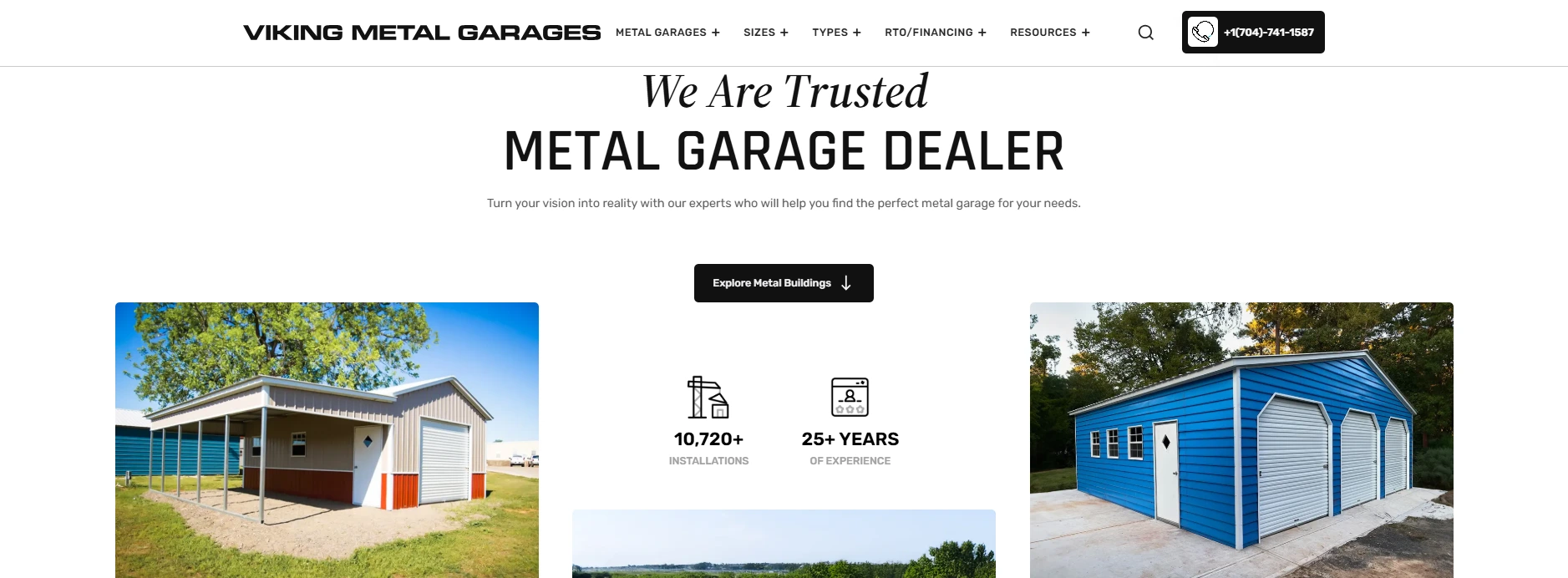 Viking Metal Garages