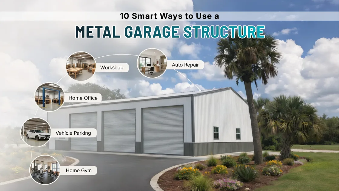 10 Smart Ways to Use a Metal Garage at Home (Beyond Just Parking)