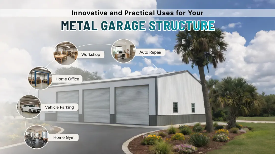 Innovative and Practical Uses for Your Metal Garage Structure