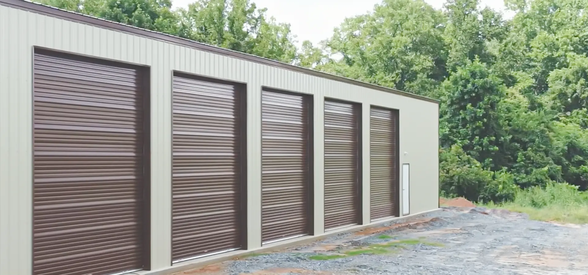 Five Car Metal Garages