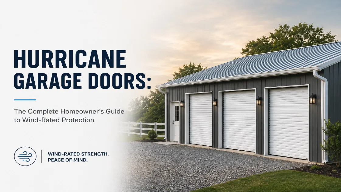 Hurricane Garage Doors: The Complete Homeowner’s Guide to Wind-Rated Protection