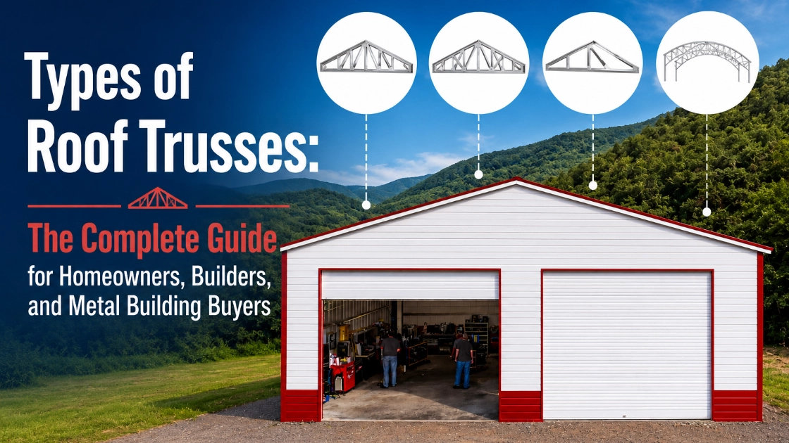 Types of Roof Trusses: The Complete Guide for Homeowners, Builders, and Metal Building Buyers