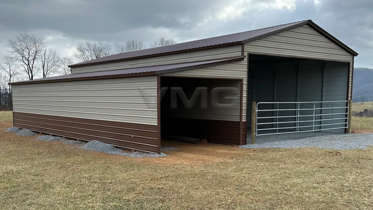 20x50x12 Garage With Lean 1