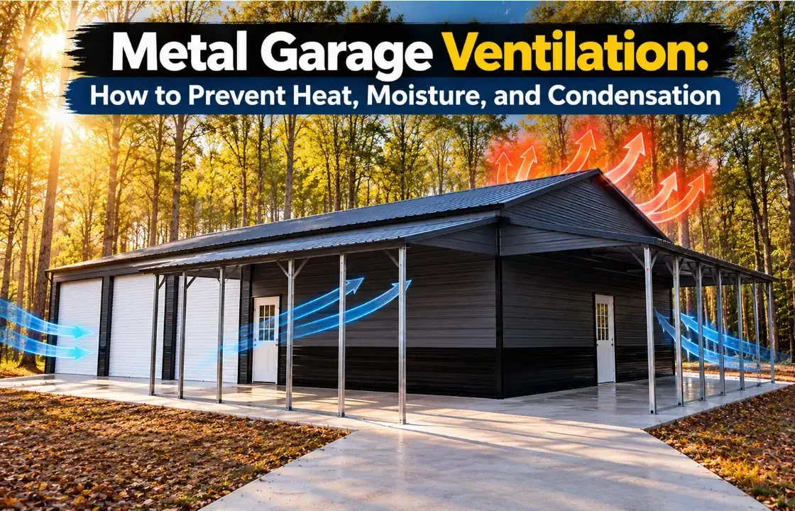 Metal Garage Ventilation: How to Prevent Heat, Moisture, and Condensation