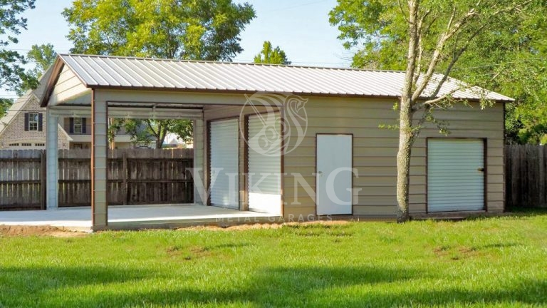 20x36x10 Custom Utility Metal Garage