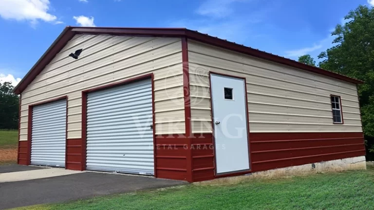 20’X26’X10′ Enclosed Metal Garage