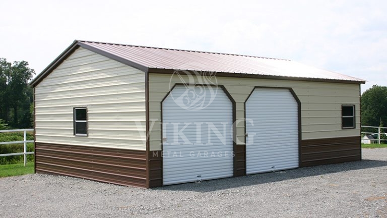 20’X26’X9′ Vertical Roof Side Entry Garage