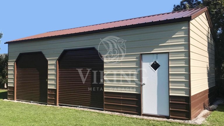 24’X30’X10′ Enclosed Side Entry Garage