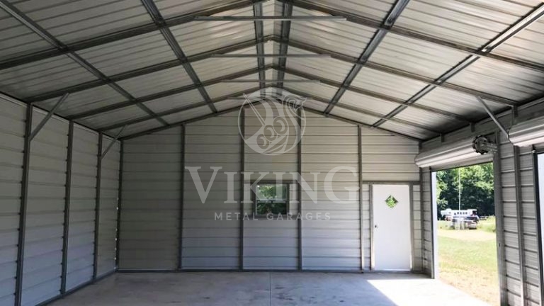 24’X35’X10′ Enclosed Side Entry Garage