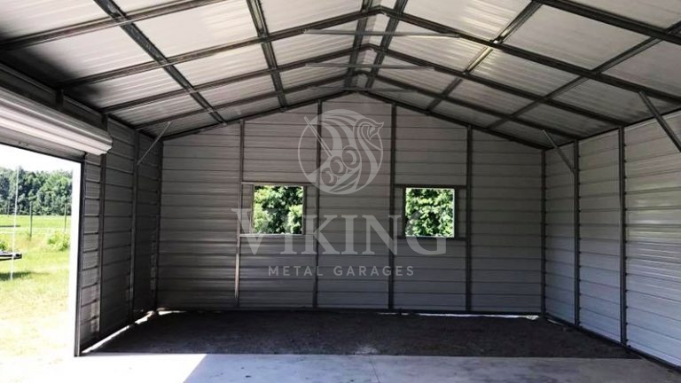 24’X35’X10′ Enclosed Side Entry Garage