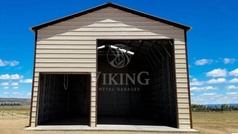 24’X41’X15′ Fully Enclosed Metal Garage Workshop