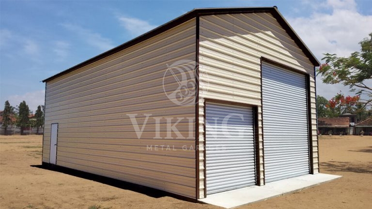 24’X41’X15′ Fully Enclosed Metal Garage Workshop