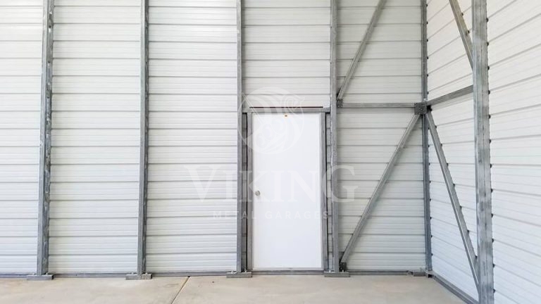 24’X41’X15′ Fully Enclosed Metal Garage Workshop
