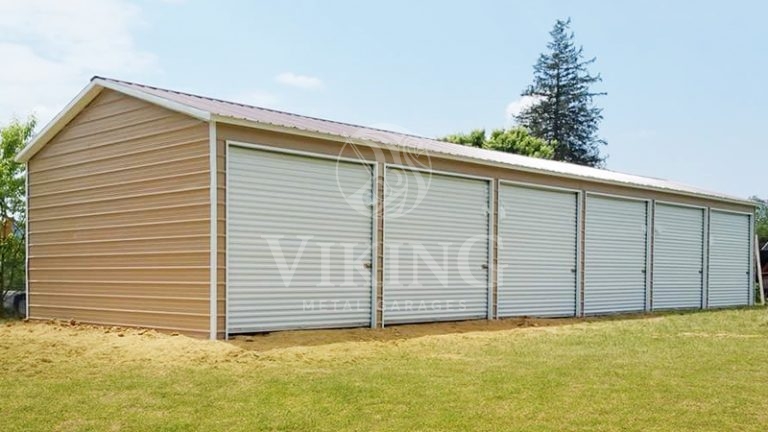 24’X60’X9′ Fully Enclosed Commercial Metal Building