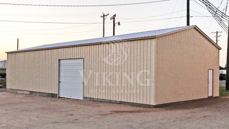 30x40x10 All Vertical Commercial Garage