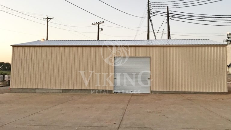 30x40x10-all-vertical-commercial-garage-front-view