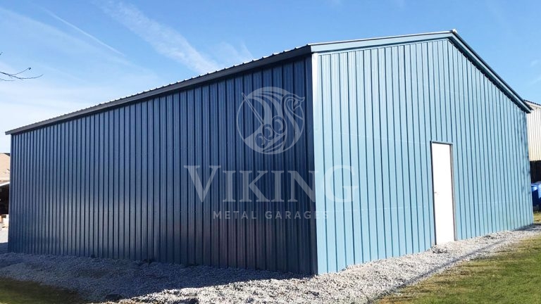 30’X40’X12′ All Vertical Metal Garage