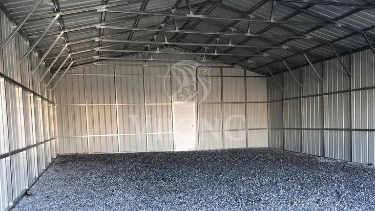 30’X40’X12′ All Vertical Metal Garage