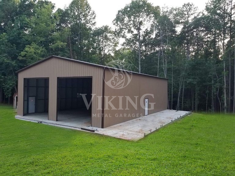 30x40x14 All Vertical Enclosed Garage
