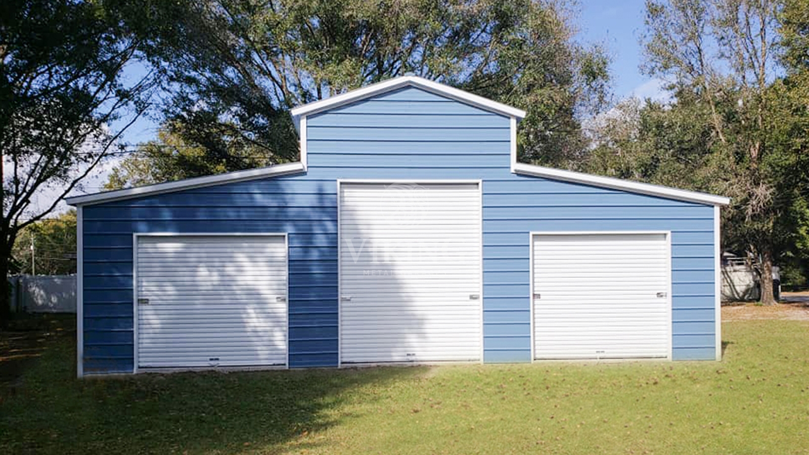 36x30x12 Carolina Metal Barn - Viking Metal Garages