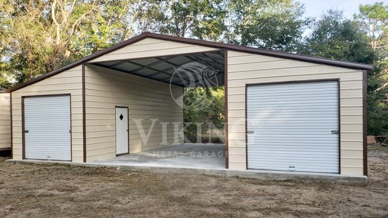 42x25x12 Vertical Roof Metal Barn