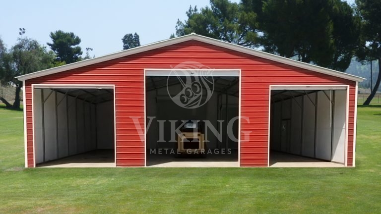 42x35x12 Continuous Roof Metal Barn