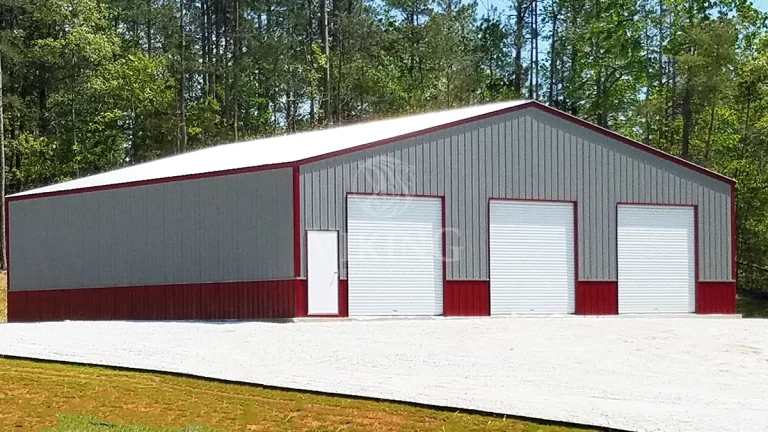 50x48x14 All Vertical Two Tone Commercial Building