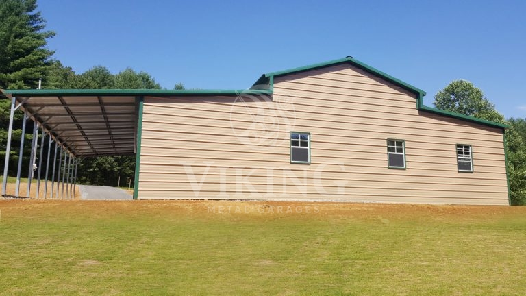 54x40x12 Steel Carolina Barn