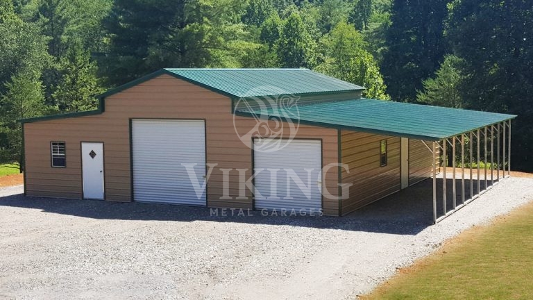 54x40x12 Steel Carolina Barn