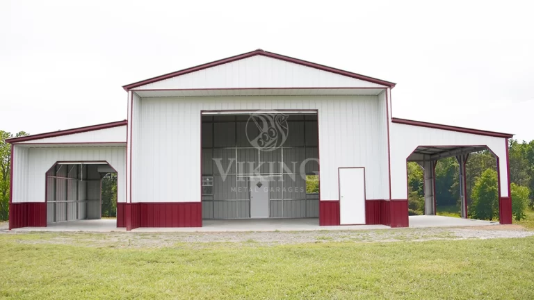 58x24x16 Custom Carolina Metal Barn