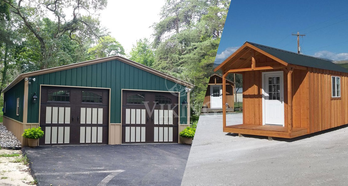 Metal Garage Buildings over Traditional Wooden Garage Structures