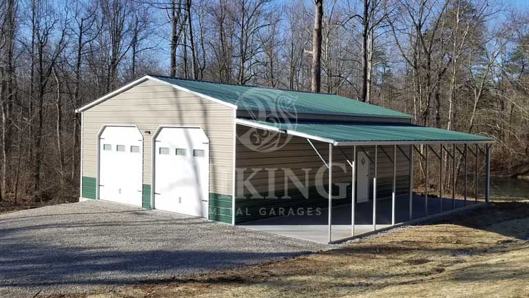 30' x 40' Fully Enclosed Metal Building